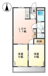 アメニティーハイツの物件間取画像